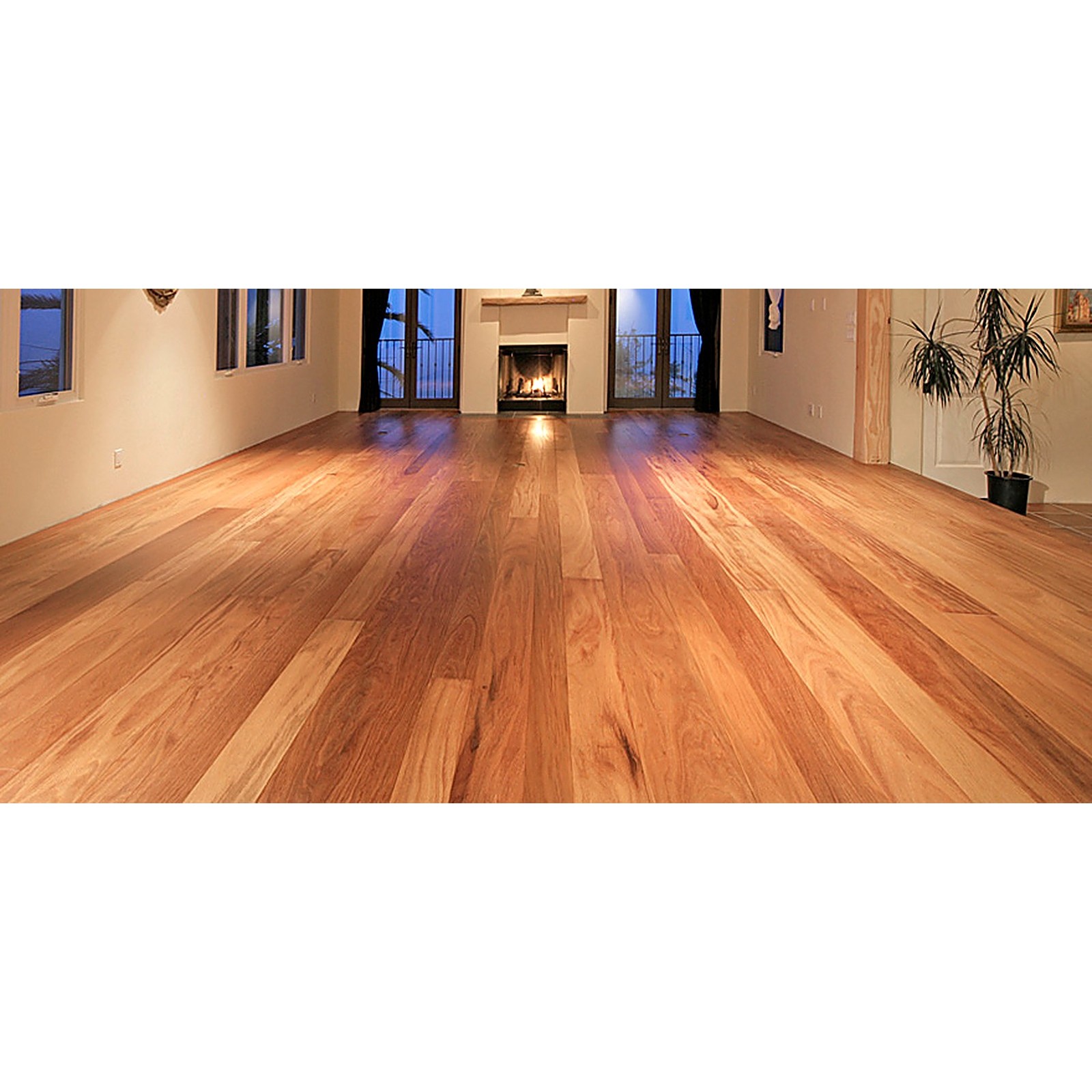Custom teak floor panelling